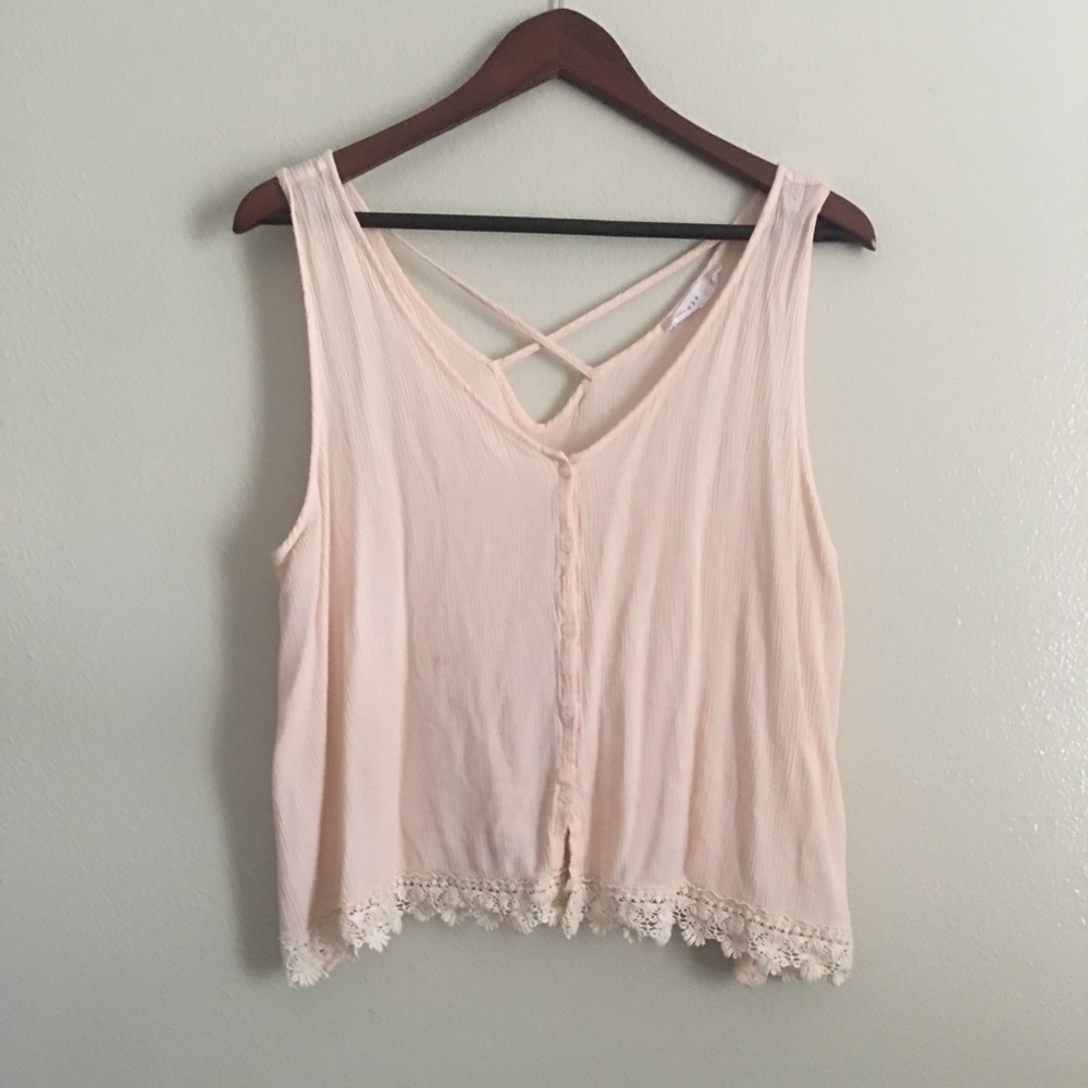 Light pink tank top